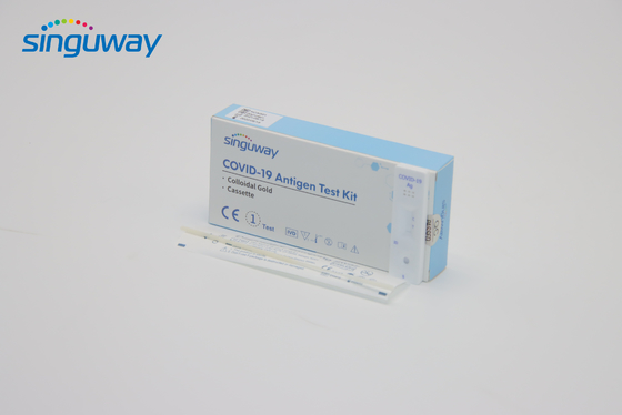 Bequemes Plastik- schnelles Antigen-Selbsttest-Kit Cassette Diagnostic Kit Colloidal-Gold