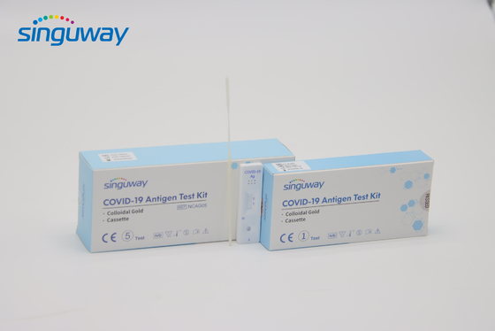 Schneller nasaler Antigen-Test-Kit Colloidal Gold High Precisions-Ausgangsgebrauch