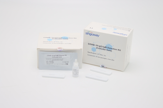 Schnelle Selbsttest-Kit Colloidal Gold Method Antibody Selbsttestausrüstung Igm