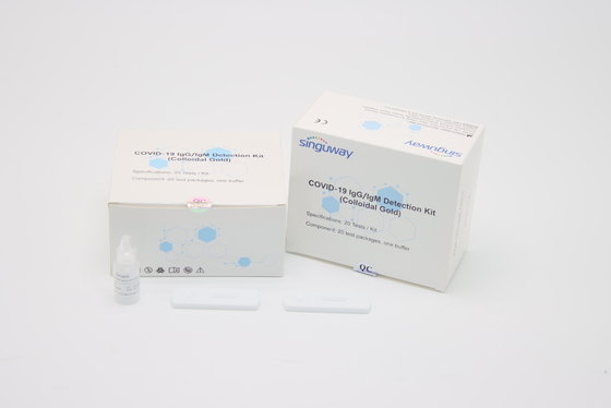 Ein Schritt 15 Minute-Antikörper-schnelle Test-Kit Europe Approved Igm Test-Kassette ISO9001