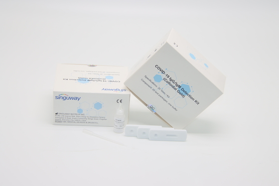 96,7% Empfindlichkeits-Antikörper-schnelle Entdeckungs-Kit Colloidal Gold Rapid Test-Ausrüstung