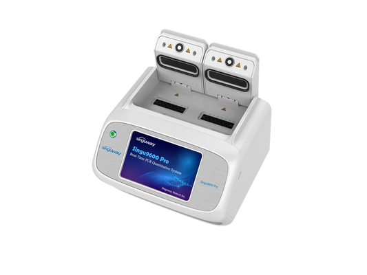 Doppelblock 4x8Gut Realzeit-PCR-Analysator-schnelle Test-Maschine für Proben 32x0.2ml