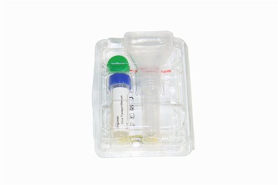Transparente Wegwerfspeichel-Probenahme-sterile Putzlappen-Rohr RNS-DNA-Sammlung Kit Saliva