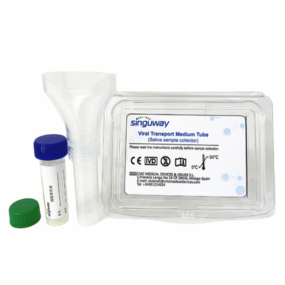 virus-Probenahme-Ausrüstung DNA-RNS Speichel-Sammlung Kit For Diagnosis des Rohr-5/10mL Wegwerf
