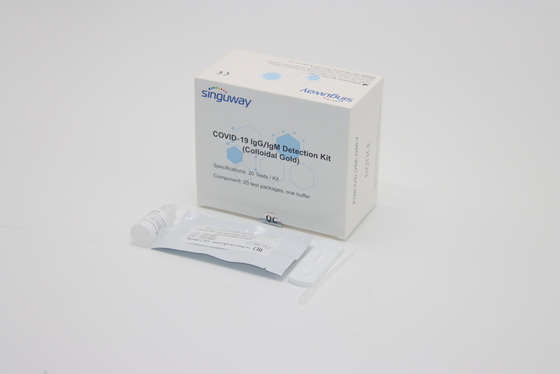 Kolloidaler Schritt-schneller Antikörper-Test Kit Cassette der Goldmethoden-1
