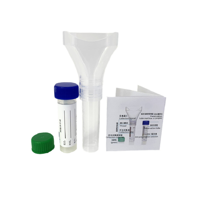 Nasenrachenraumnasenabstrich-Wegwerfvirus, das Kit Saliva Specimen Collection 5ml probiert