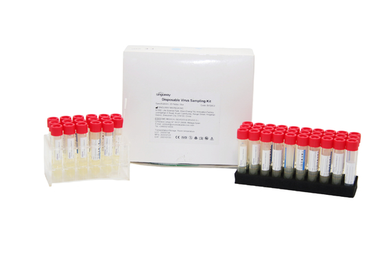 Mundputzlappen-Wegwerfvirentransport mittlerer Kit Tube ISO9001