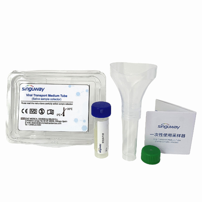 Klasse ich Speichel-Kollektor-Wegwerfvirus-Probenahme-Ausrüstung ISO13485 mit Trichter 10ml