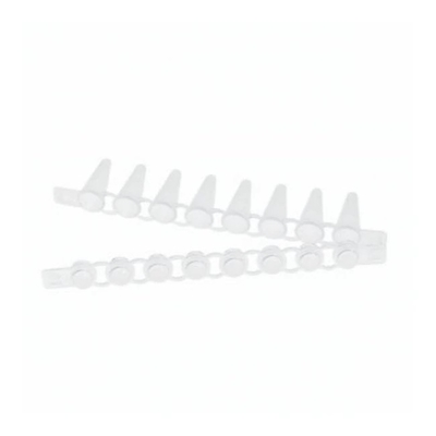 Zusätze PCR-0.2Ml flache PCR-Röhrenstreifen mit befestigten Deckeln